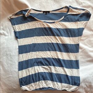 Soprano Striped Short Sleeve Top